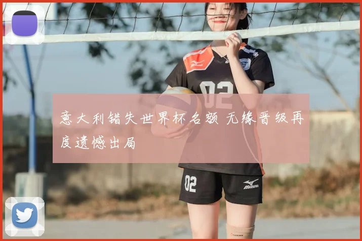 意大利错失世界杯名额 无缘晋级再度遗憾出局